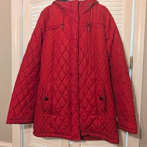 Covington Red Quilted Women's Puffer Jacket
